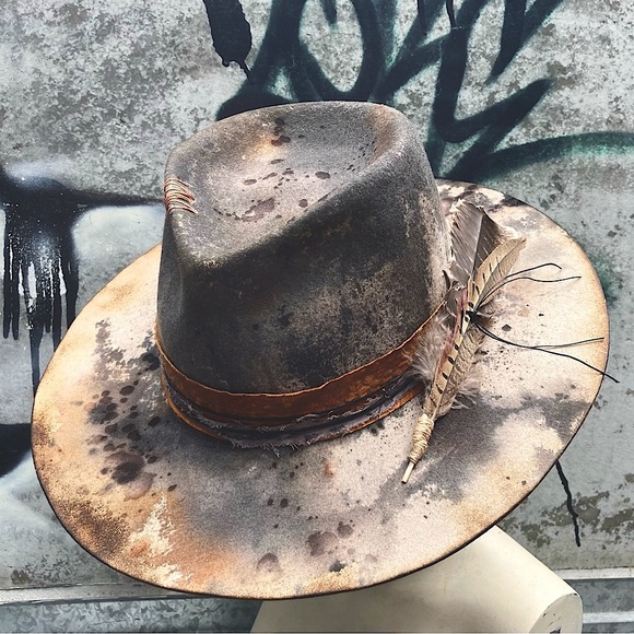 SOLD REBEL YELL Custom Dyed Festival Hat - Picture 7 of 17